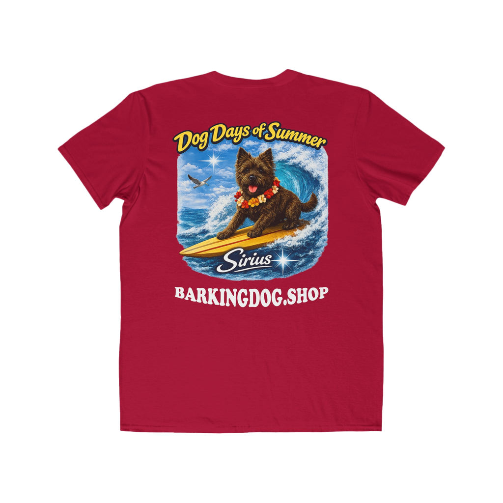 Cairn Terrier Surfboard T-Shirt Wag On™ Dog Days of Summer
