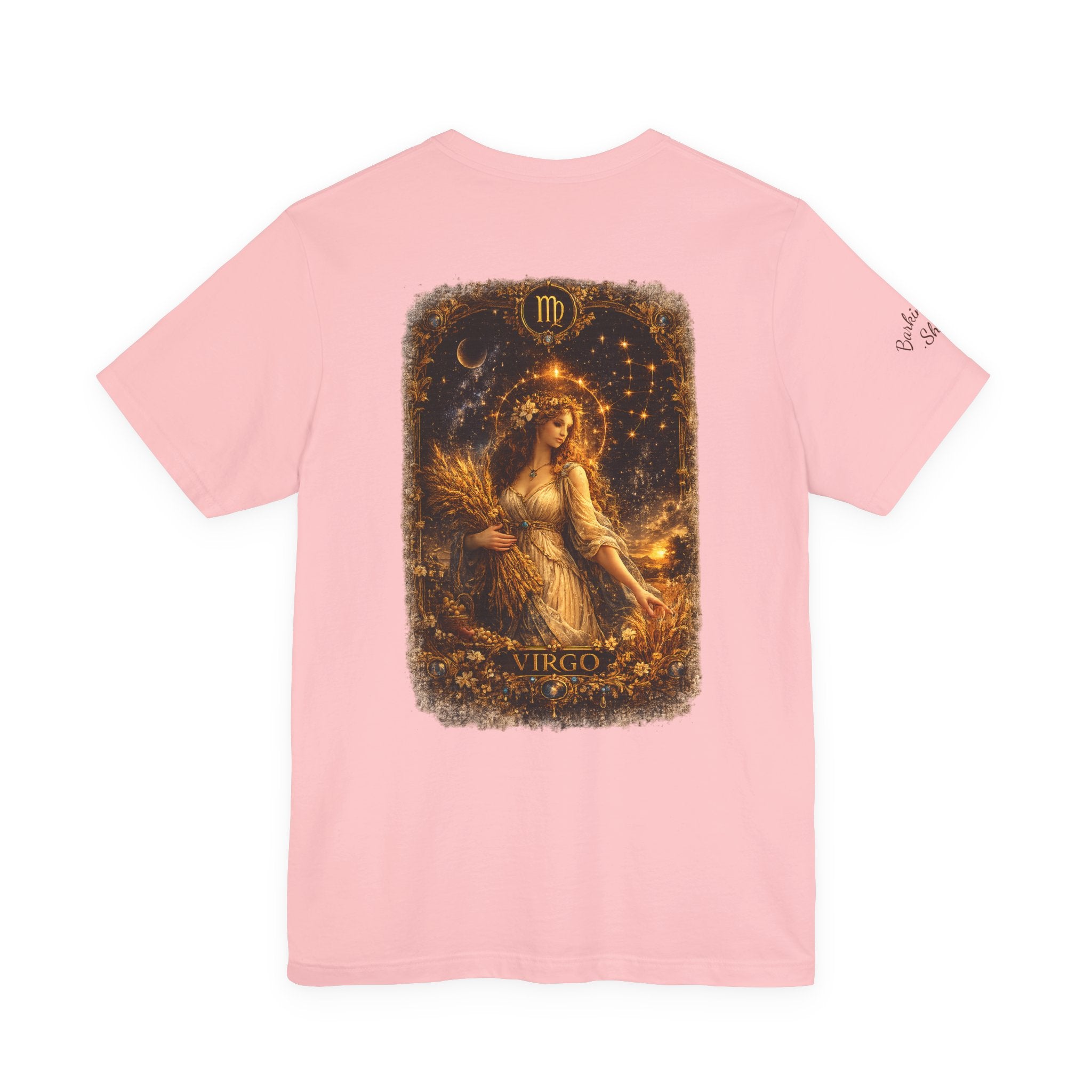 Virgo Zodiac Tee — Illustrated Virgo Goddess Astrology T-Shirt