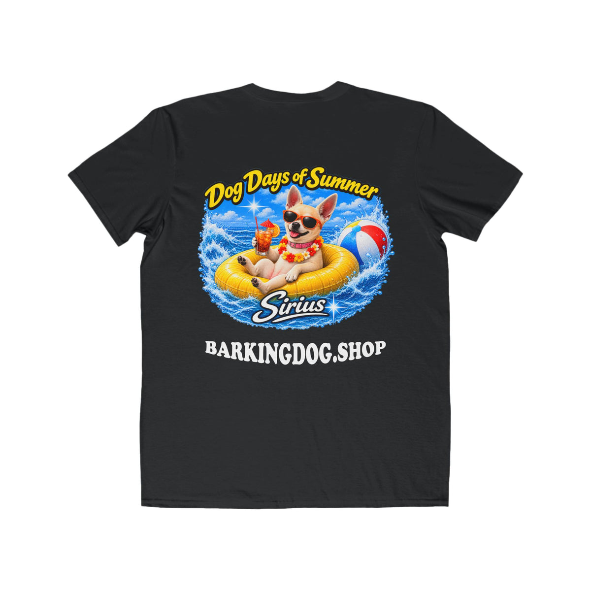 Chihuahua Inner Tube T Shirt Dog Days Of Summer Beach Dog Lover Graphic Tee Wag On BarkingDog Shop