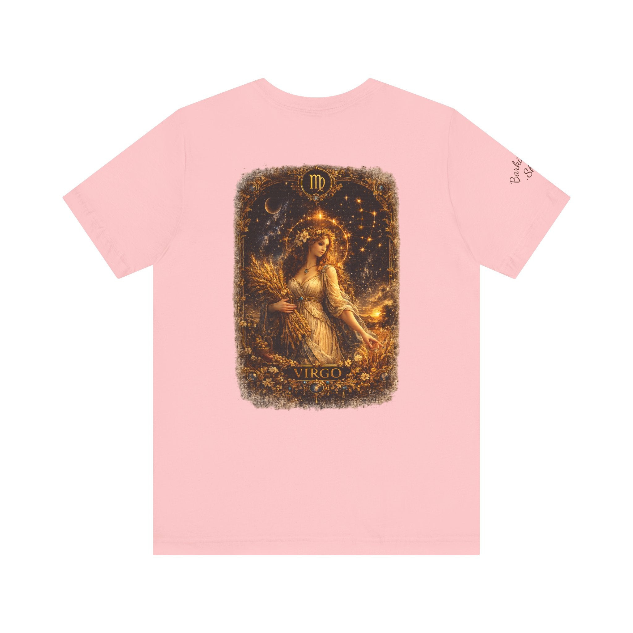 Virgo Zodiac Tee — Illustrated Virgo Goddess Astrology T-Shirt
