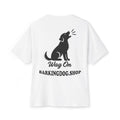 Wag On Dog Boxy T Shirt Pets Logo Collection Oversized Relaxed Graphic Tee BarkingDog Shop