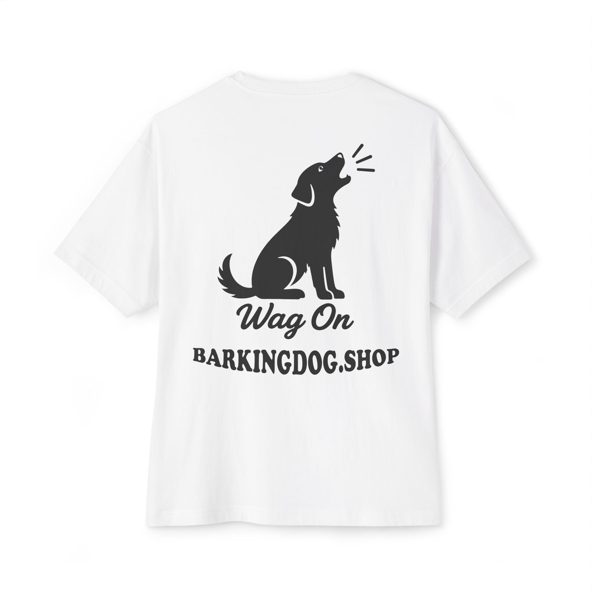 Boxy Tee Wag On Barking Dog Shop Logo