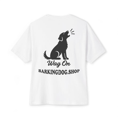 Boxy Tee Wag On Barking Dog Shop Logo