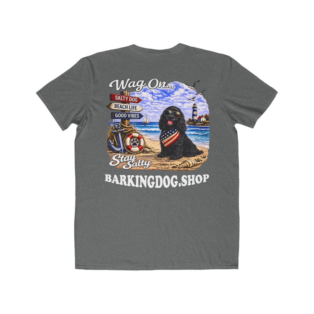 Cocker Spaniel Dog Beach T Shirt Wag On™ Stay Salty