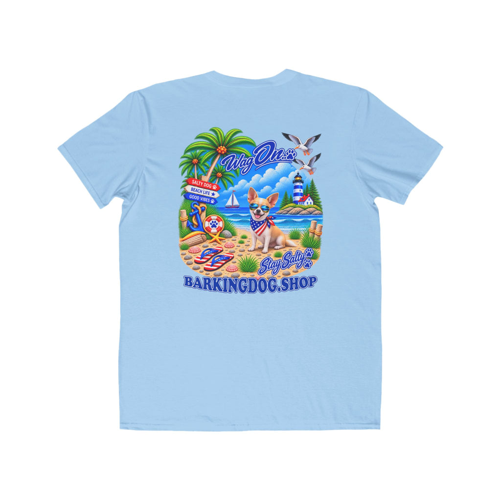 Chihuahua Stay Salty T Shirt Beach Collection Salty Pup Beach Life Graphic Tee Wag On BarkingDog Shop