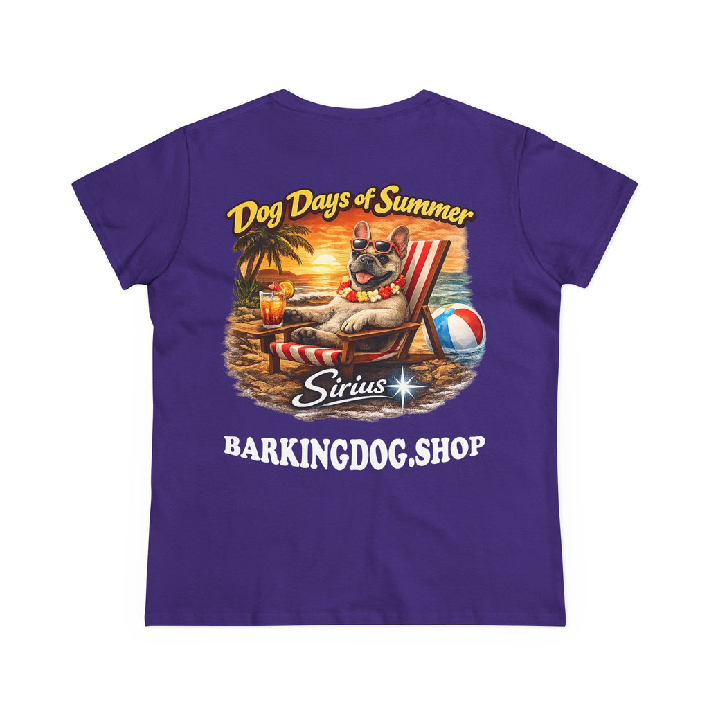 French Bull Dog Beach Chair T-Shirt Wag On™ Dog Days of Summer