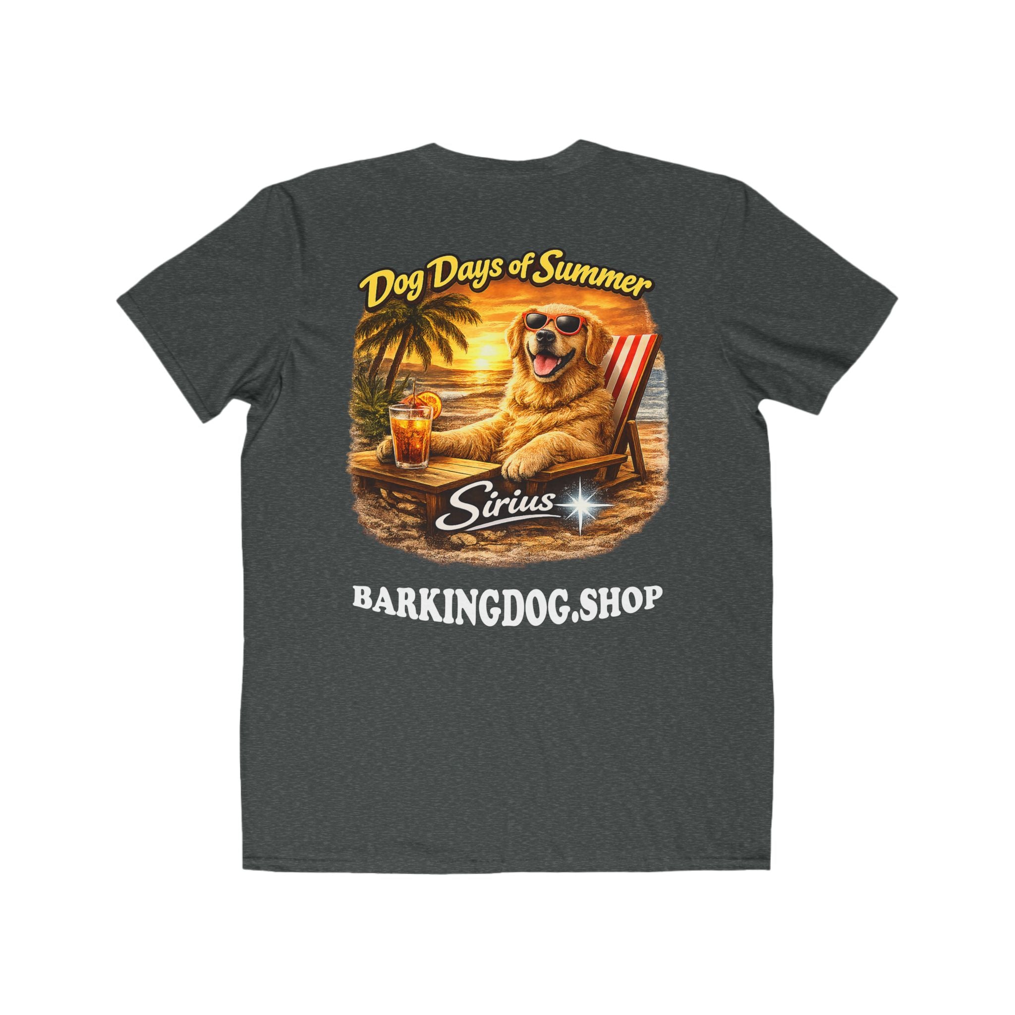 Golden Retriever Beach Chair T-Shirt Wag On™ Dog Days of Summer