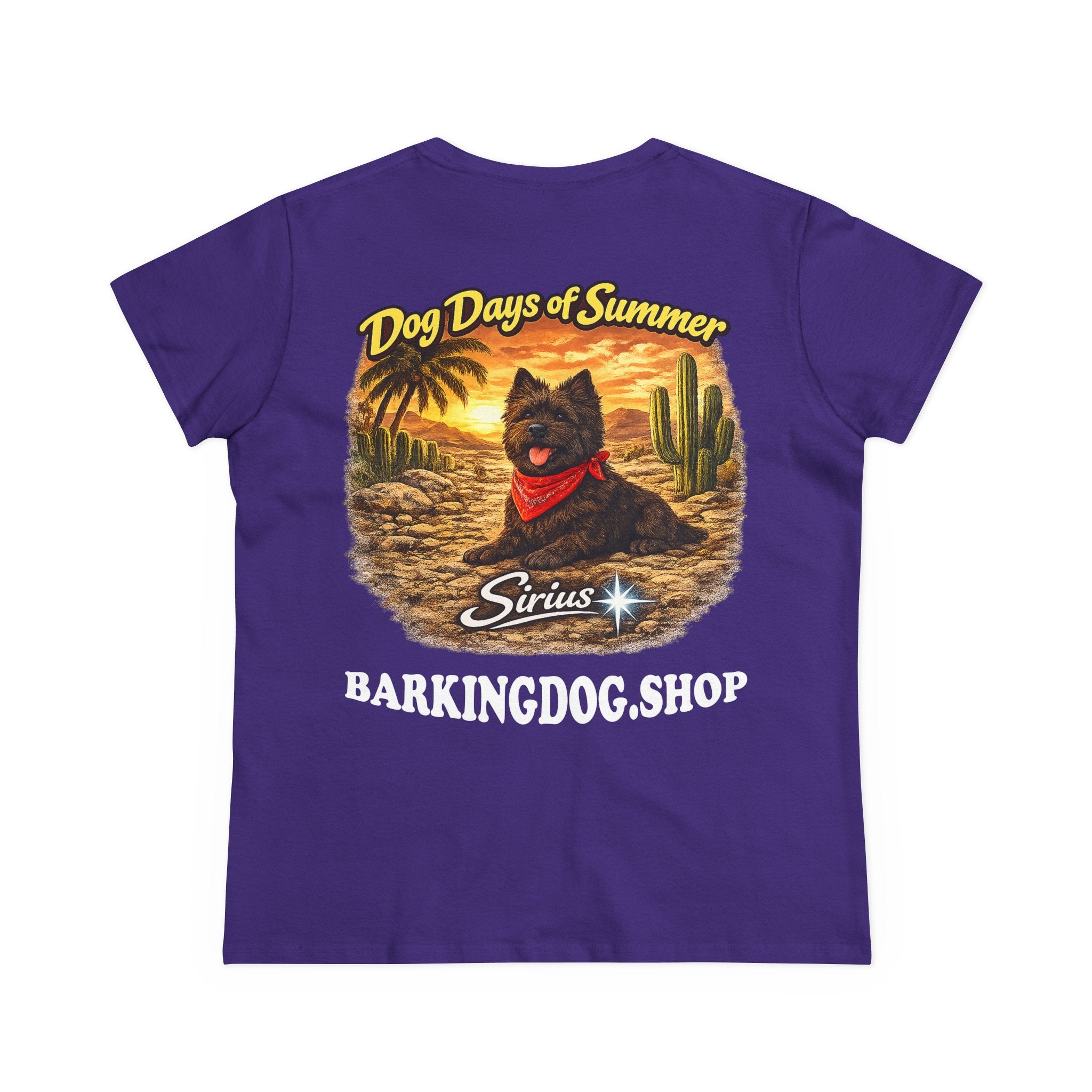 Cairn Terrier Dog Cactus T-Shirt Wag On™ Dog Days of Summer