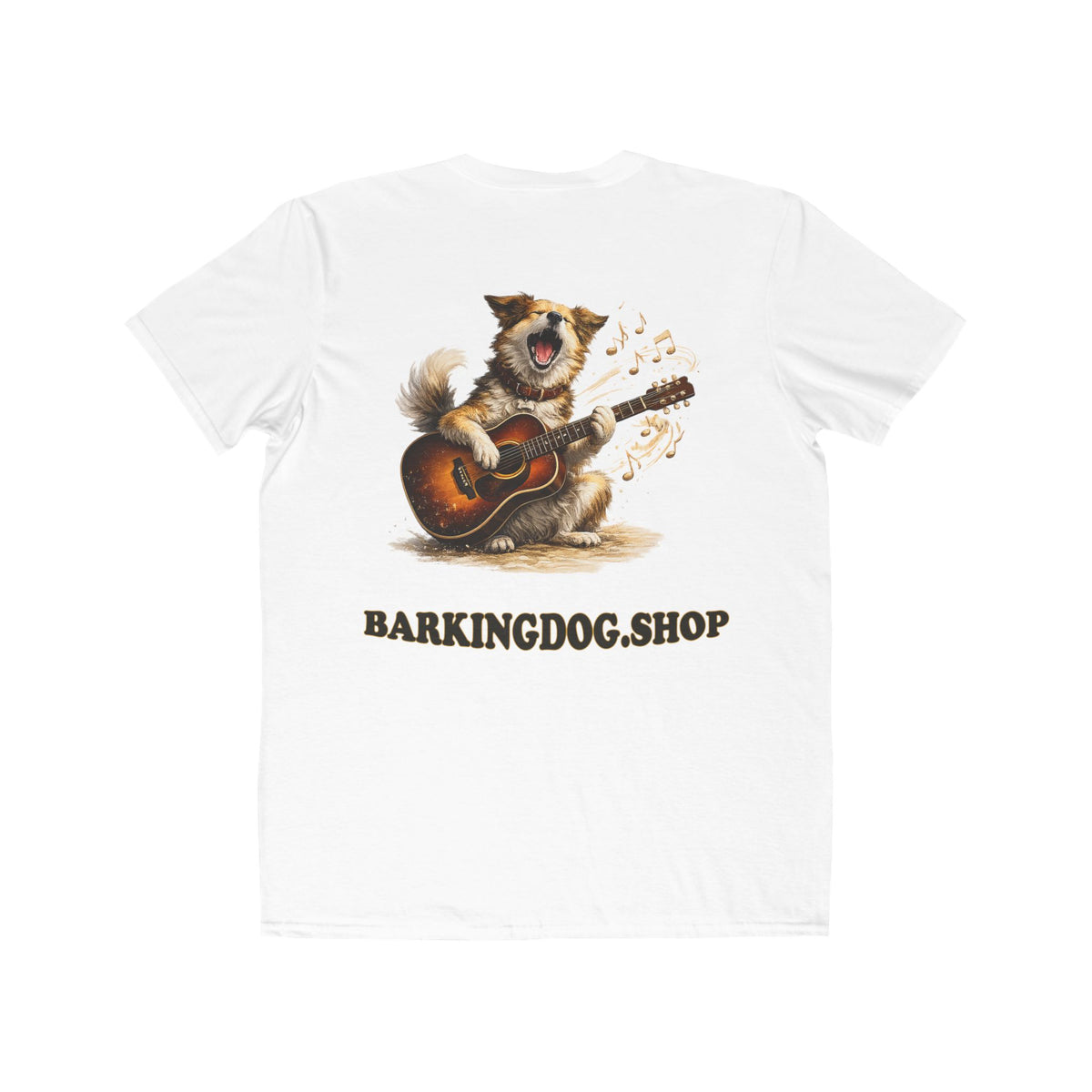 Guitar Dog Music' Graphic  Men's T-Shirt