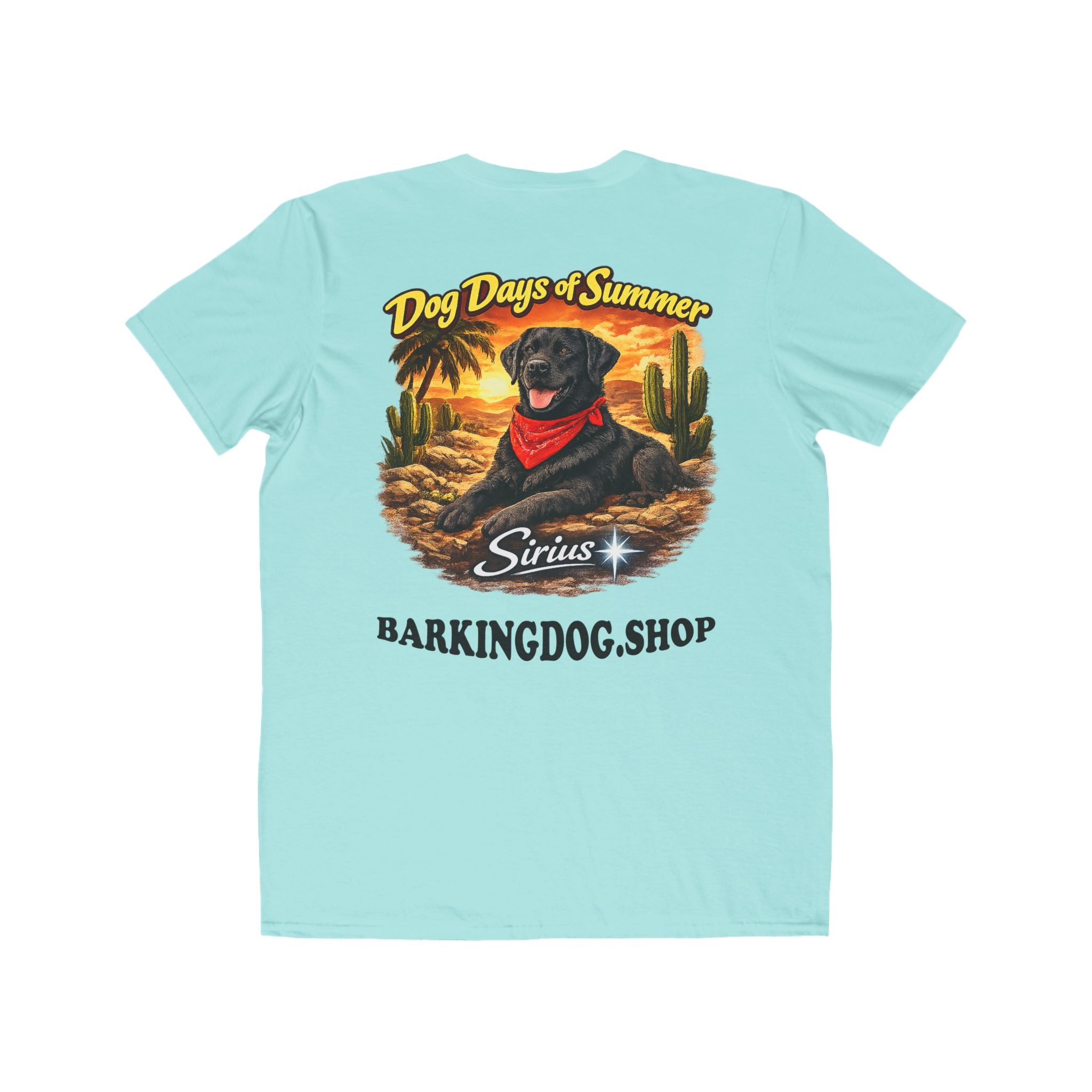 Black Labrador Cactus T-Shirt Wag On™ Dog Days of Summer