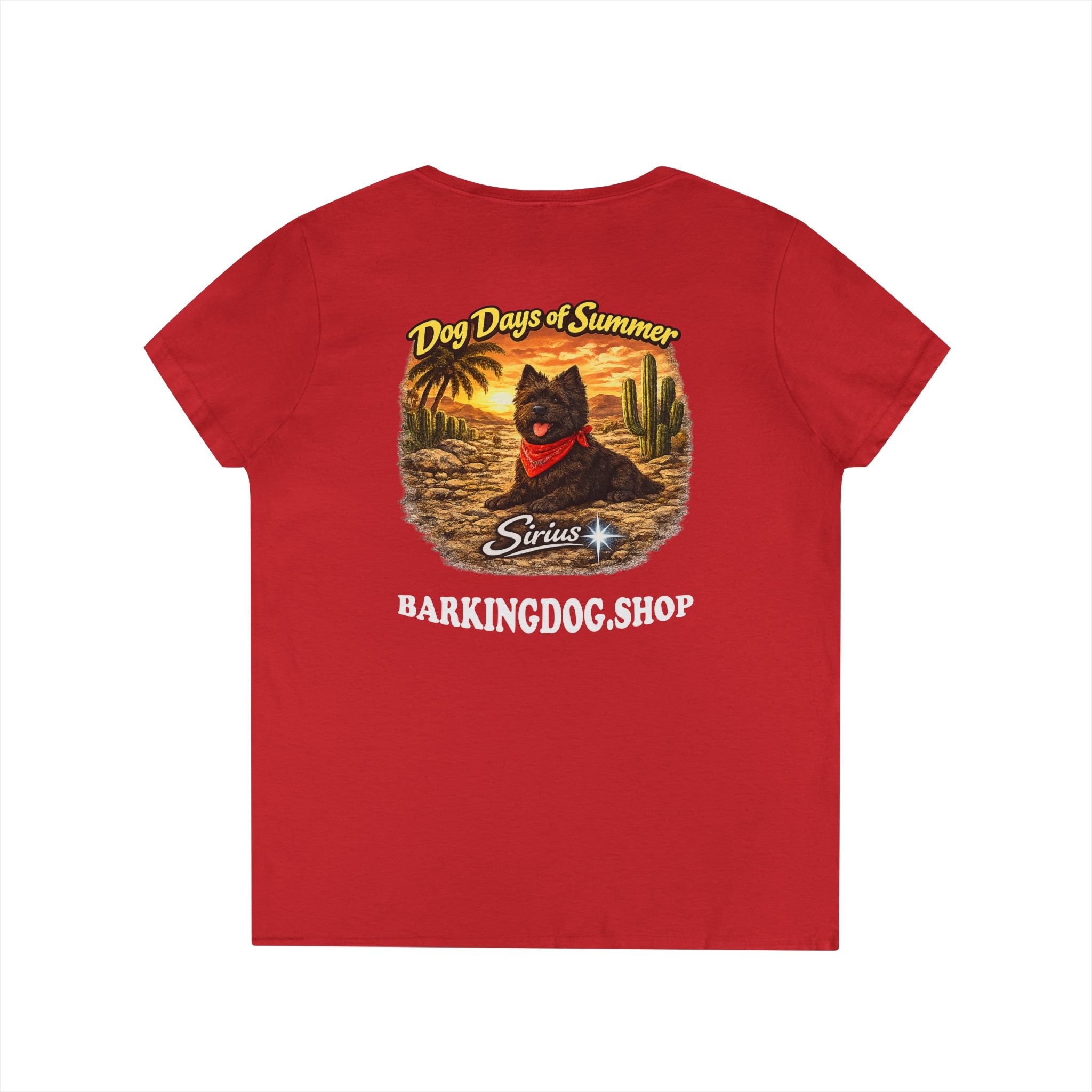 Cairn Terrier Dog Cactus T-Shirt Wag On™ Dog Days of Summer