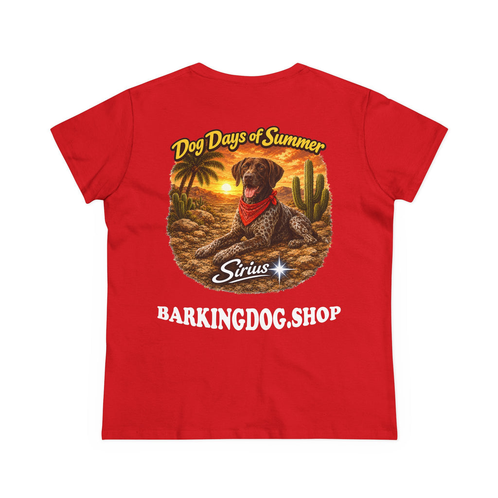 German Shorthair Pointer Dog Cactus T-Shirt Wag On™ Dog Days of Summer