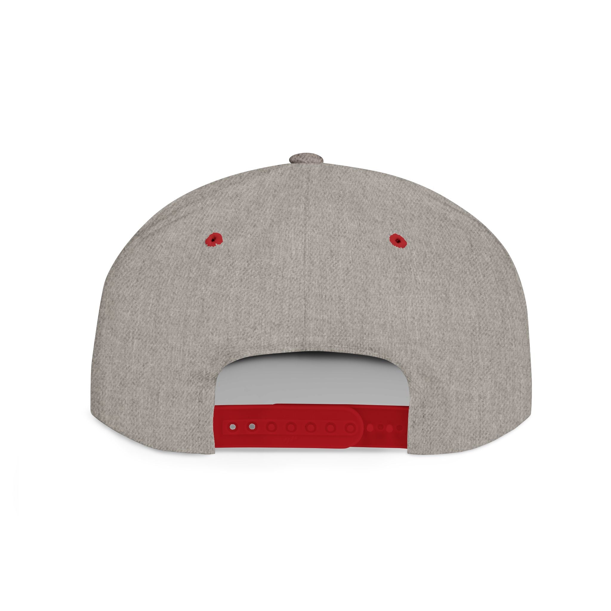 Wag On Snapback Hat — Embroidered Howling Dog Flat Bill Cap