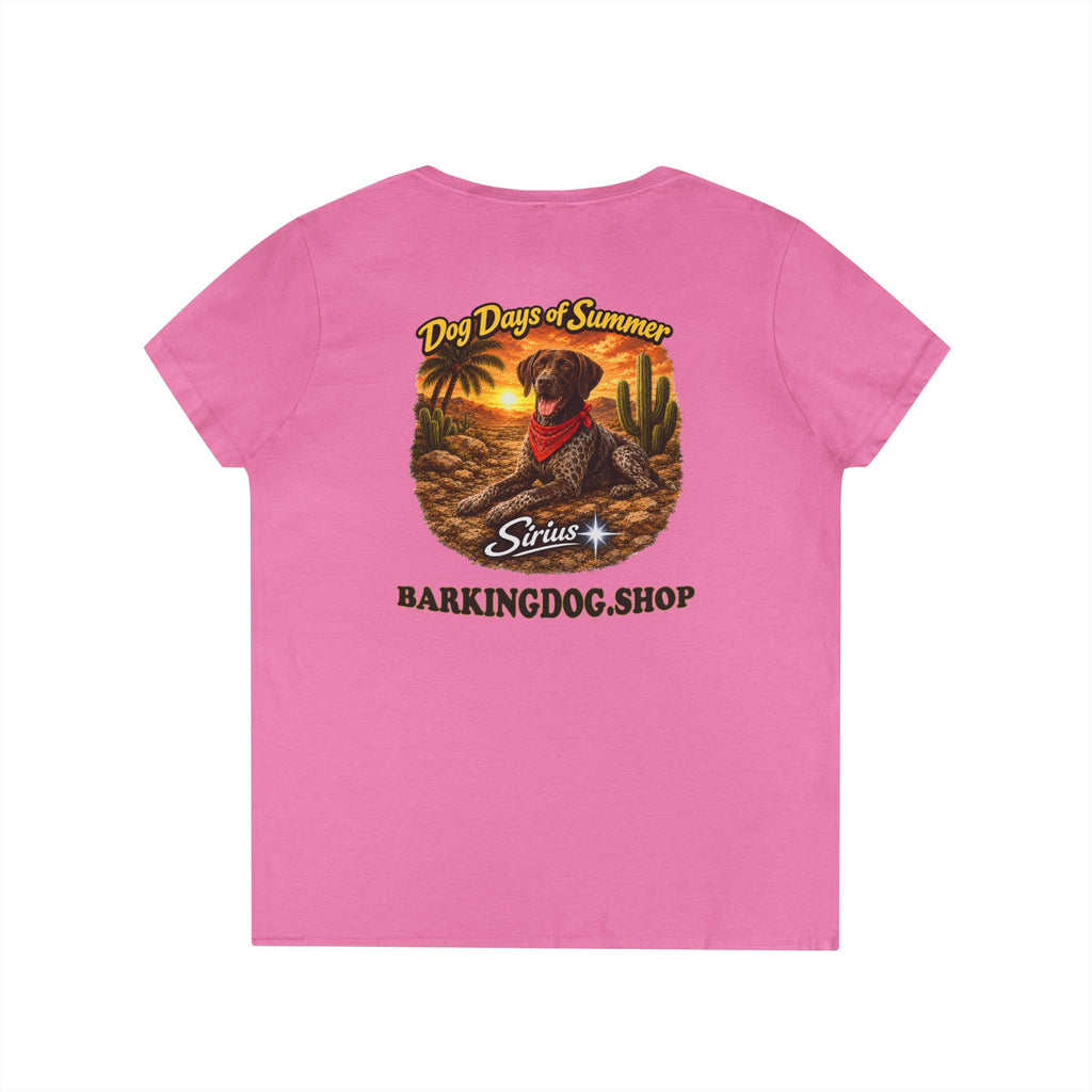 German Shorthair Pointer Cactus T-Shirt Wag On™ Dog Days of Summer