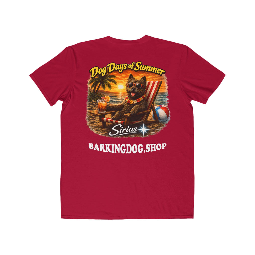 Cairn Terrier Beach Chair T-Shirt Wag On™ Dog Days of Summer