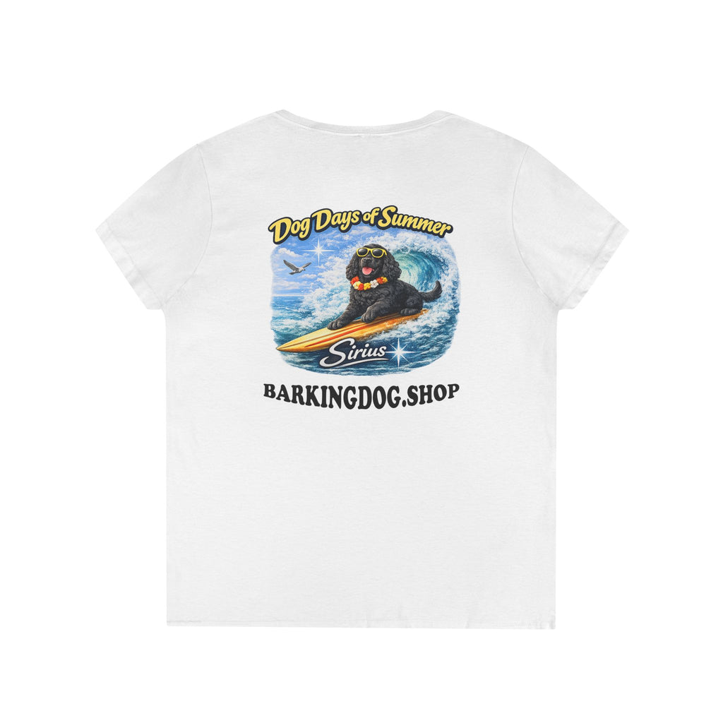 Cocker Spaniel Dog Surfboard T-Shirt Wag On™ Dog Days of Summer