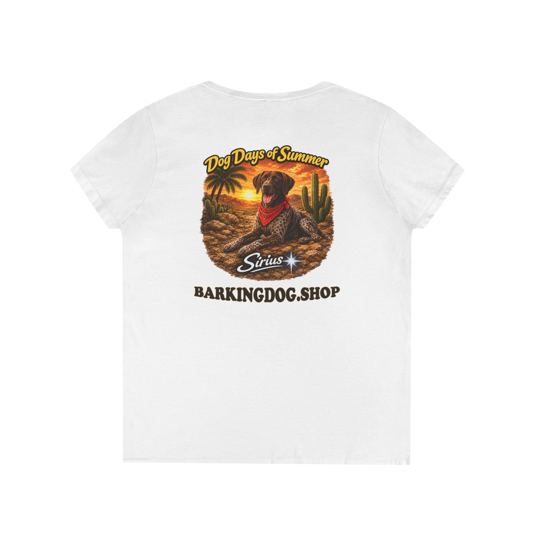 German Shorthair Pointer Cactus T-Shirt Wag On™ Dog Days of Summer