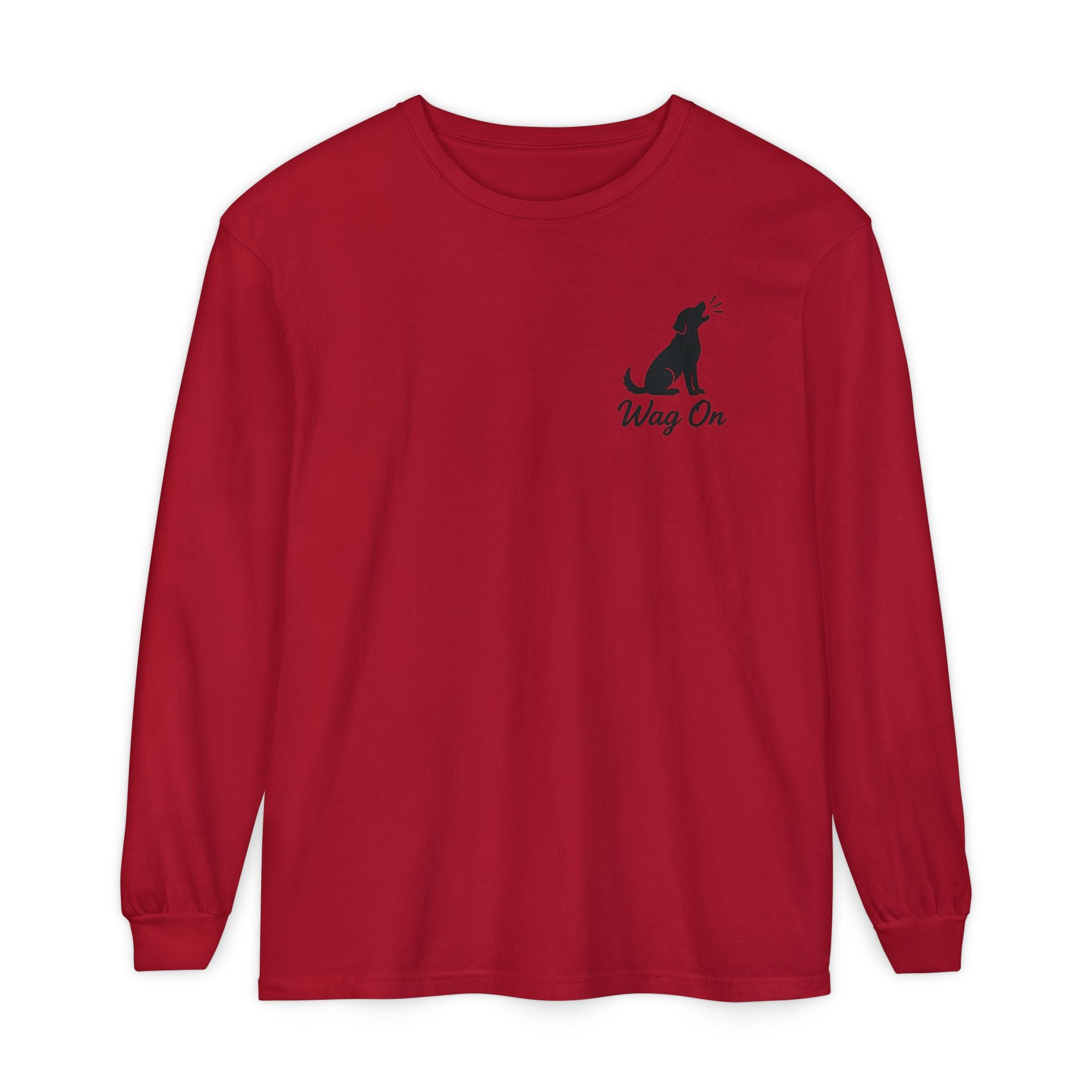 Freedom 250 Grand Prix Long Sleeve T-Shirt — "Wag On" Dog Rally Race Tee