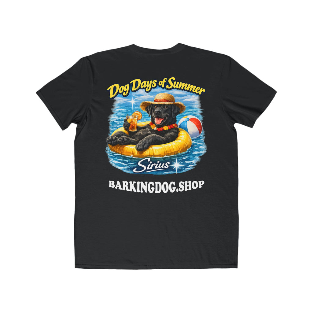 Black Labrador Inner Tube T-Shirt Wag On™ Dog Days of Summer