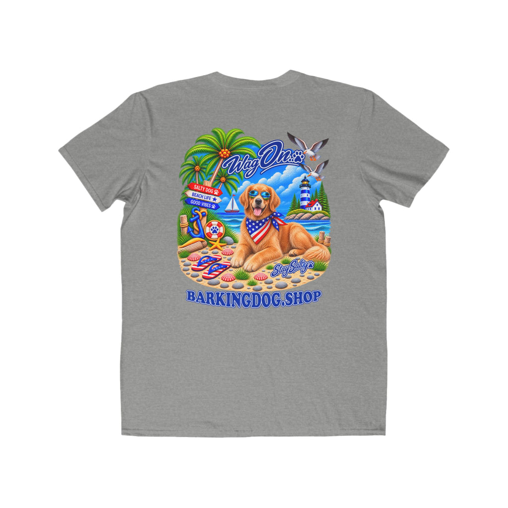 Golden Retriever Stay Salty T Shirt Beach Collection Salty Pup Beach Life Graphic Tee Wag On BarkingDog Shop