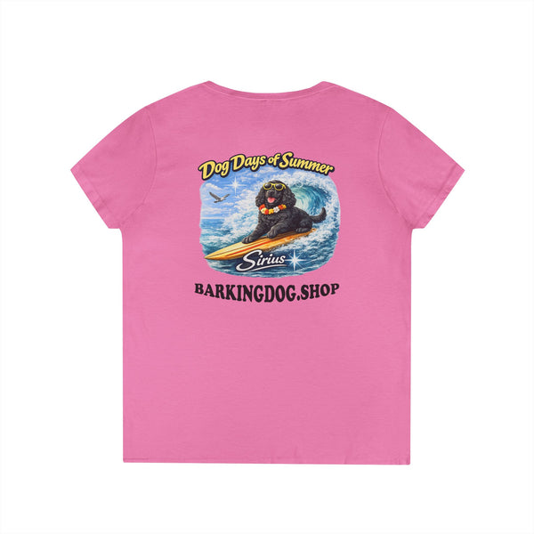 Cocker Spaniel Dog Surfboard T-Shirt Wag On™ Dog Days of Summer