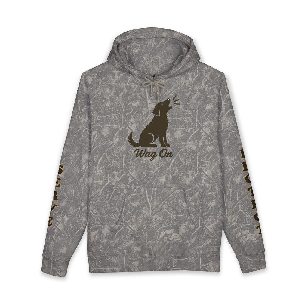 F/A-18 Super Hornet Jet Hoodie — Barking Dog 'Wag On' Military Navy Tribute