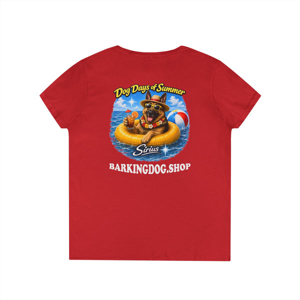 German Shepherd Dog Inner Tube T-Shirt Wag On™ Dog Days of Summer