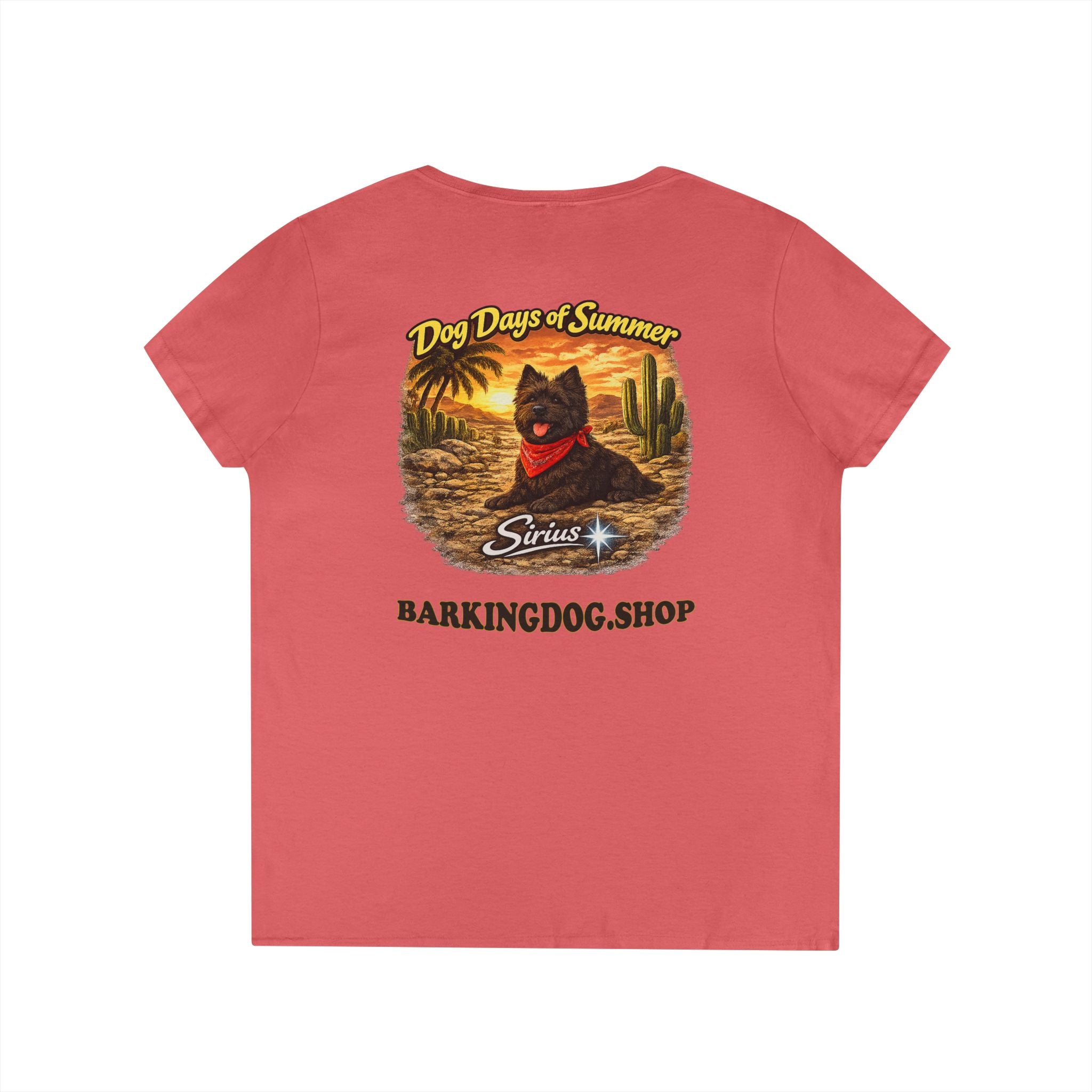 Cairn Terrier Dog Cactus T-Shirt Wag On™ Dog Days of Summer