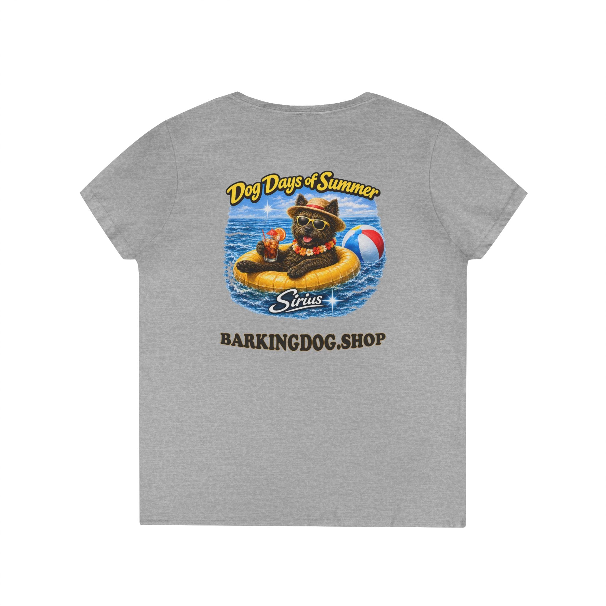 Cairn Terrier Dog Inner Tube T-Shirt Wag On™ Dog Days of Summer