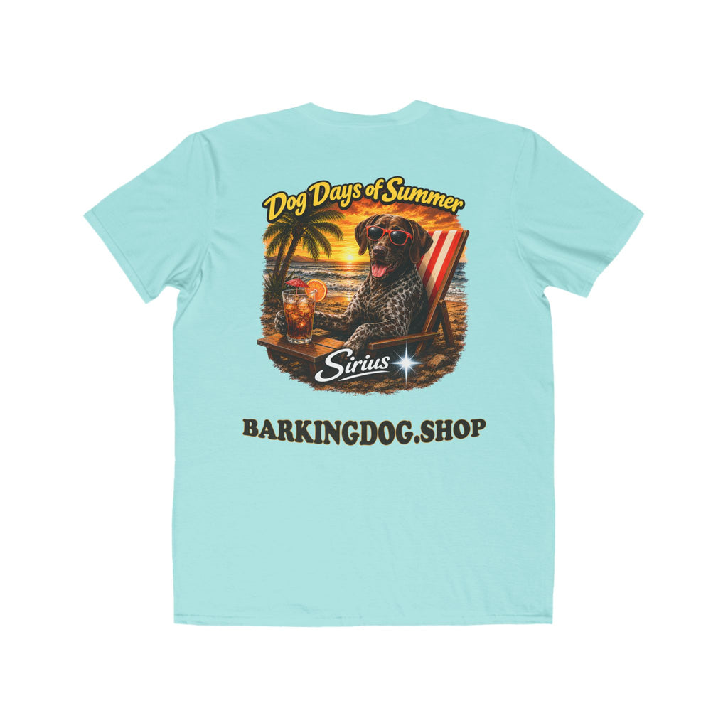 German Shorthair Pointer Beach Chair T-Shirt Wag On™ Dog Days of Summer