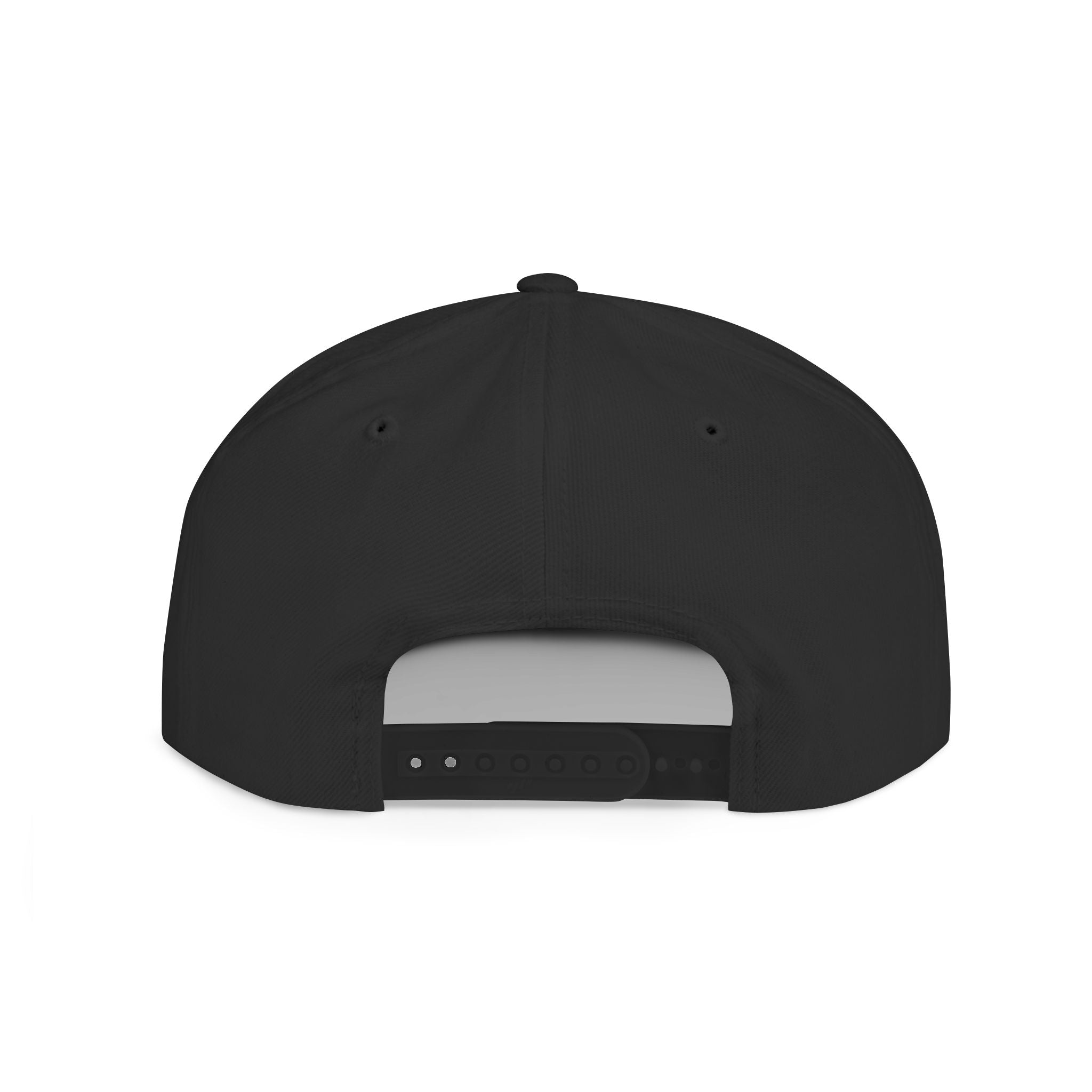 Wag On Snapback Hat — Embroidered Howling Dog Flat Bill Cap