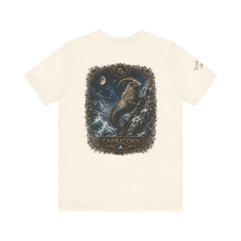 Capricorn Zodiac T-Shirt — Mythic Sea Goat Astrology Tee