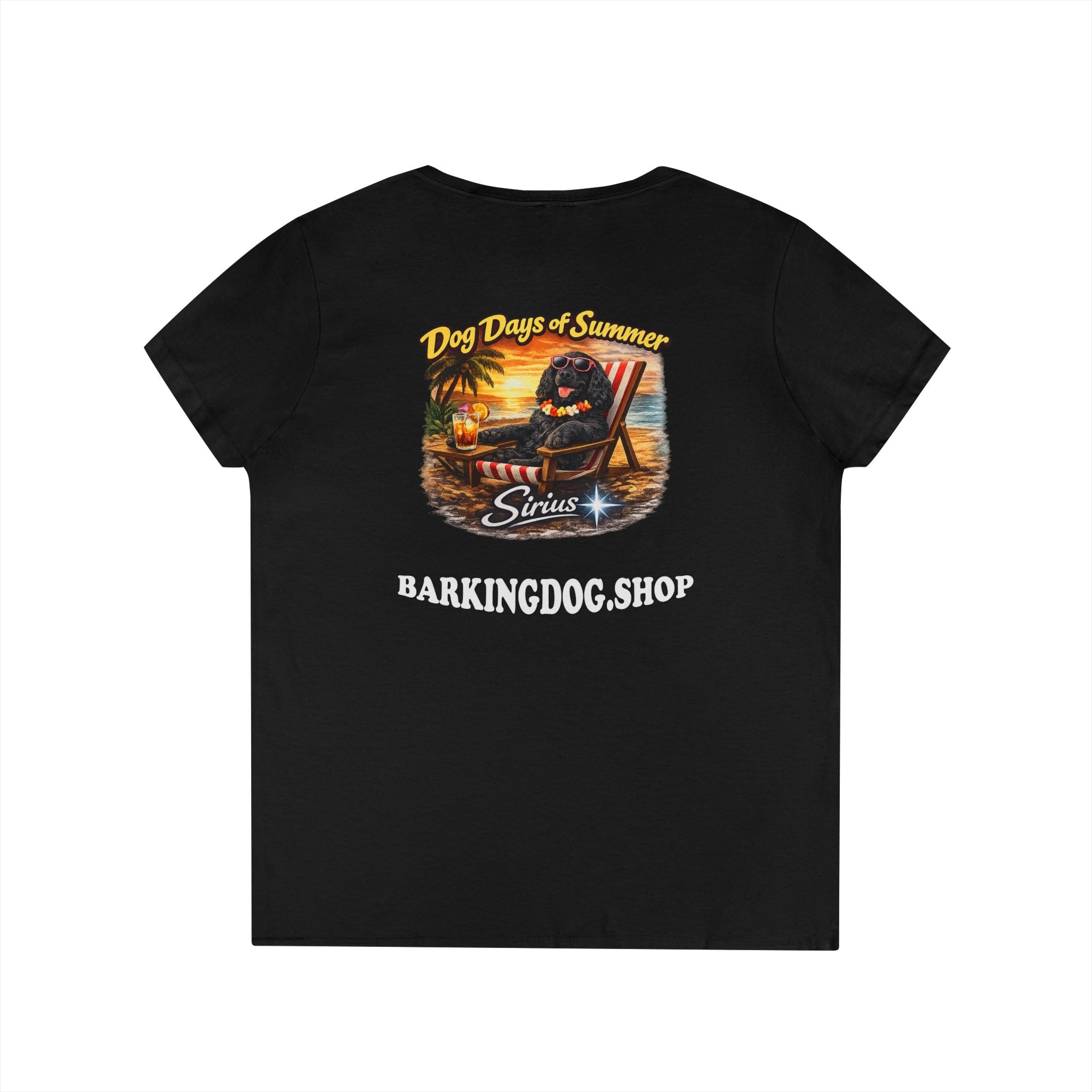 Cocker Spaniel Dog Beach Chair T-Shirt Wag On™ Dog Days of Summer