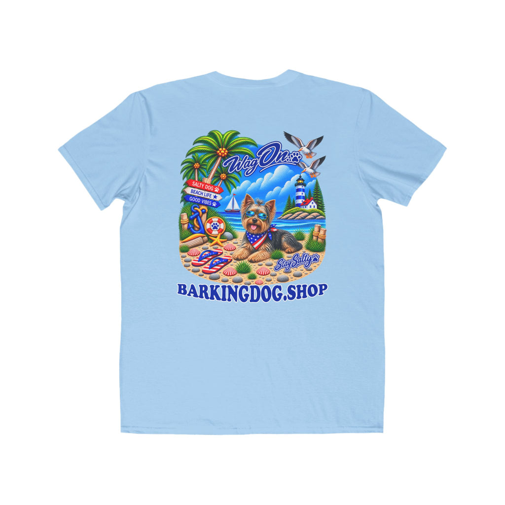 Yorkshire Terrier Stay Salty T Shirt Beach Collection Salty Pup Beach Life Graphic Tee Wag On BarkingDog Shop