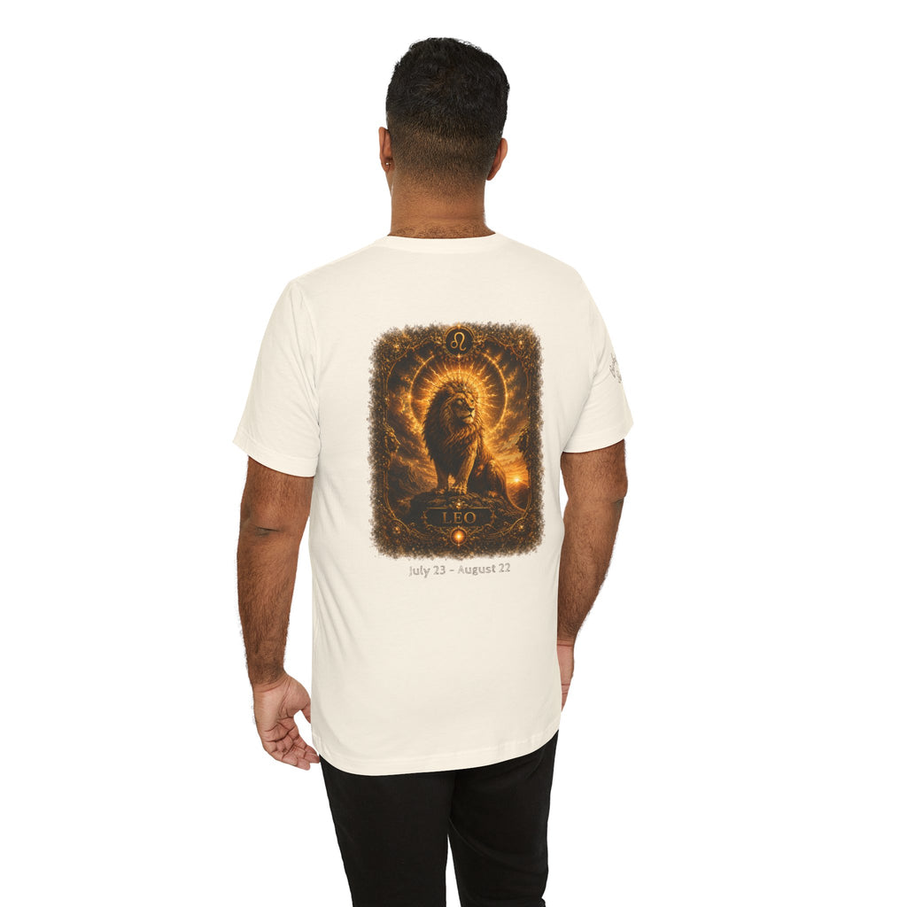 Leo Zodiac T Shirt Horoscope Collection Lion Graphic Tee Wag On BarkingDog Shop