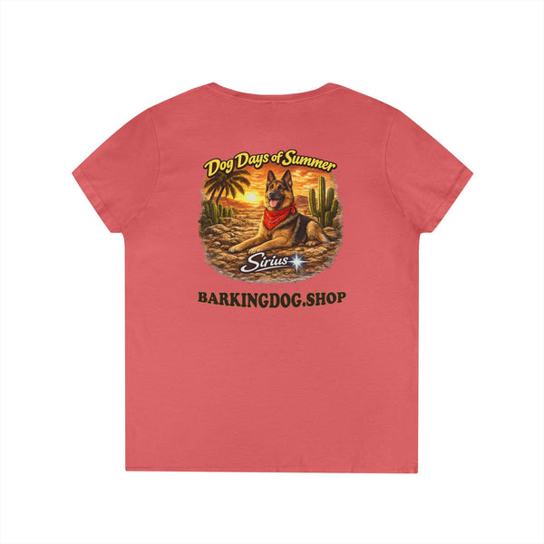German Shepherd Dog Cactus T-Shirt Wag On™ Dog Days of Summer