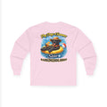 Black Labrador Dog Days of Summer Inner Tube Long Sleeve T Shirt Beach Collection Floating Dog Graphic Tee Wag On BarkingDog Shop