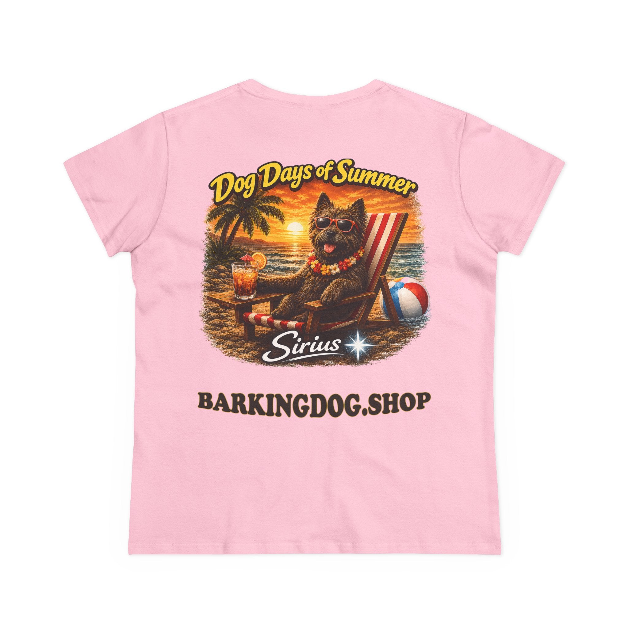 Cairn Terrier Dog Beach Chair T-Shirt Wag On™ Dog Days of Summer