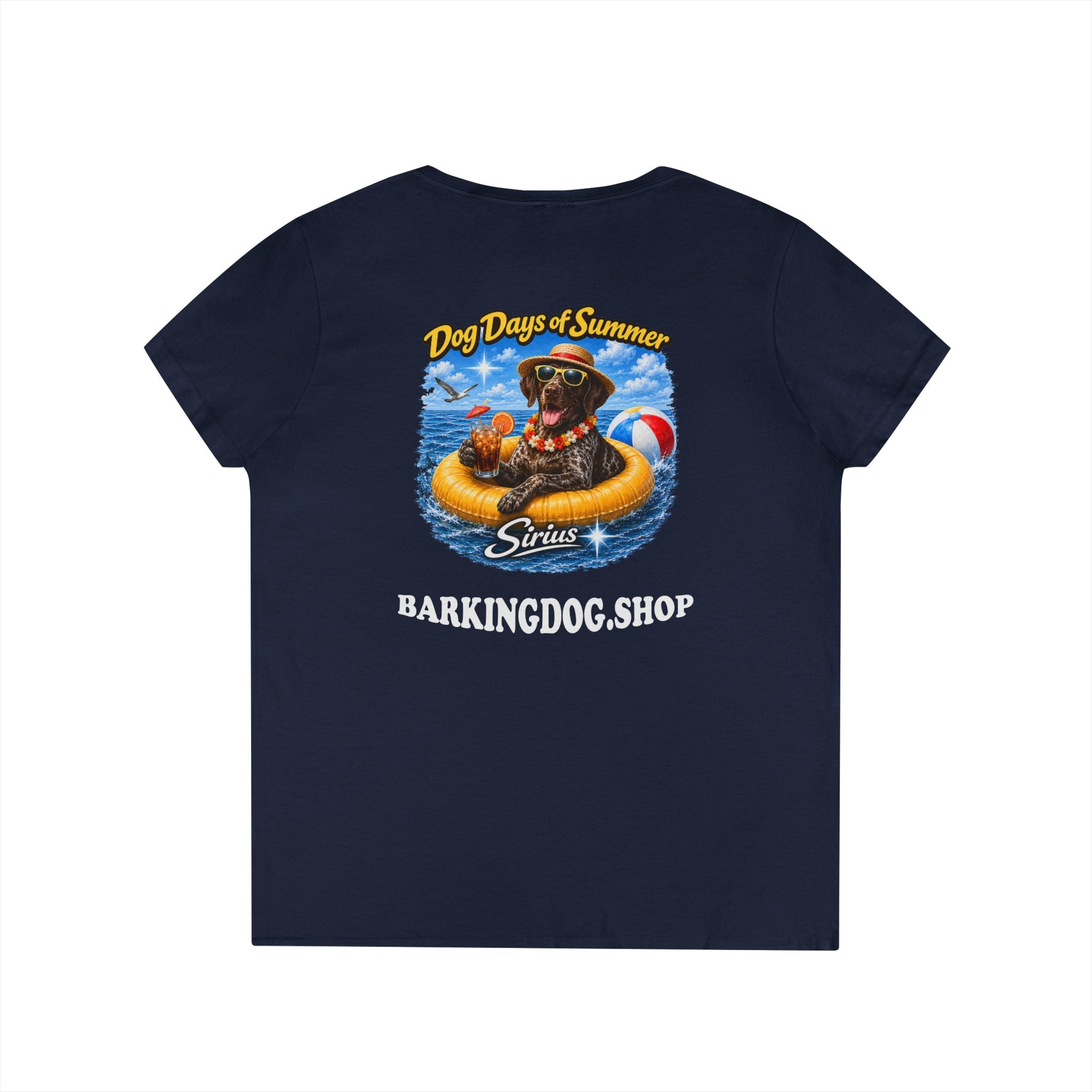 German Shorthair Pointer Inner Tube T-Shirt Wag On™ Dog Days of Summer