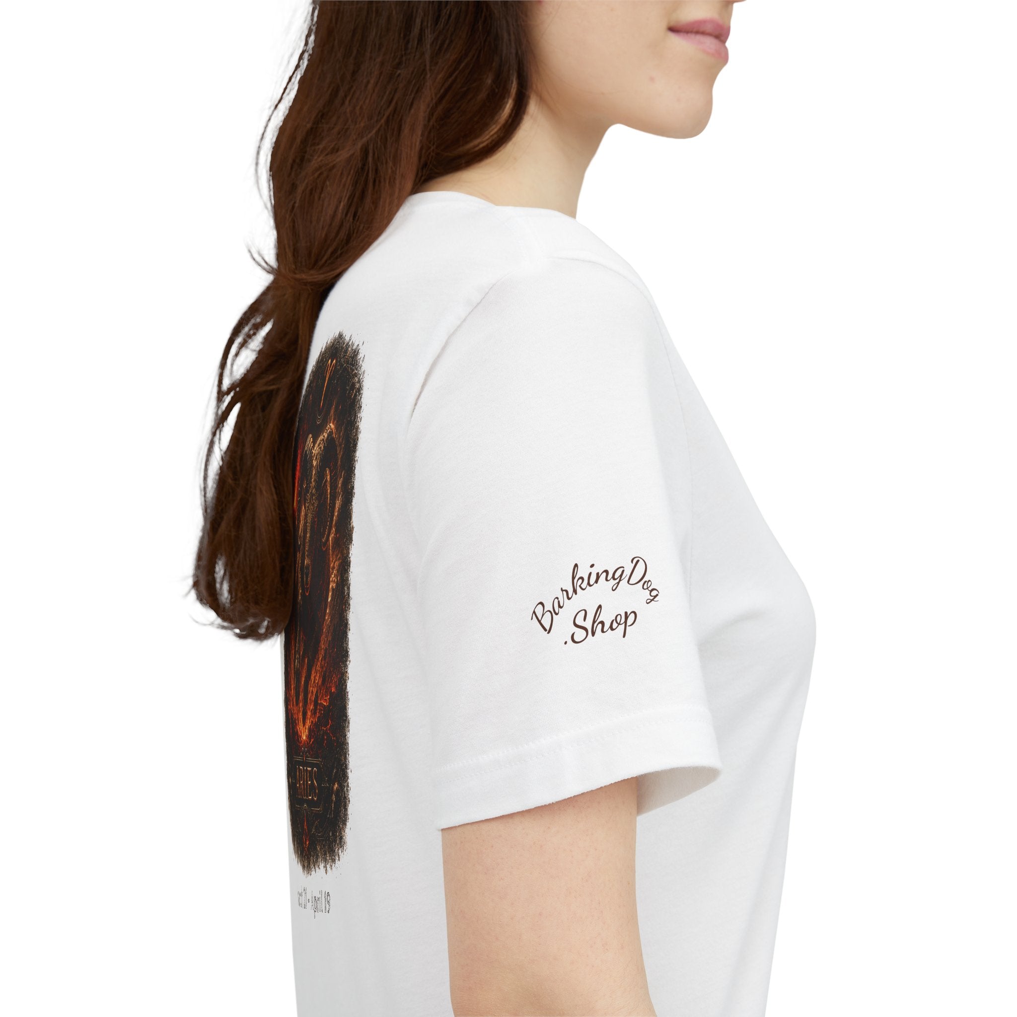 Aries Fire Ram Zodiac T‑Shirt — Bold Astrological Graphic Tee