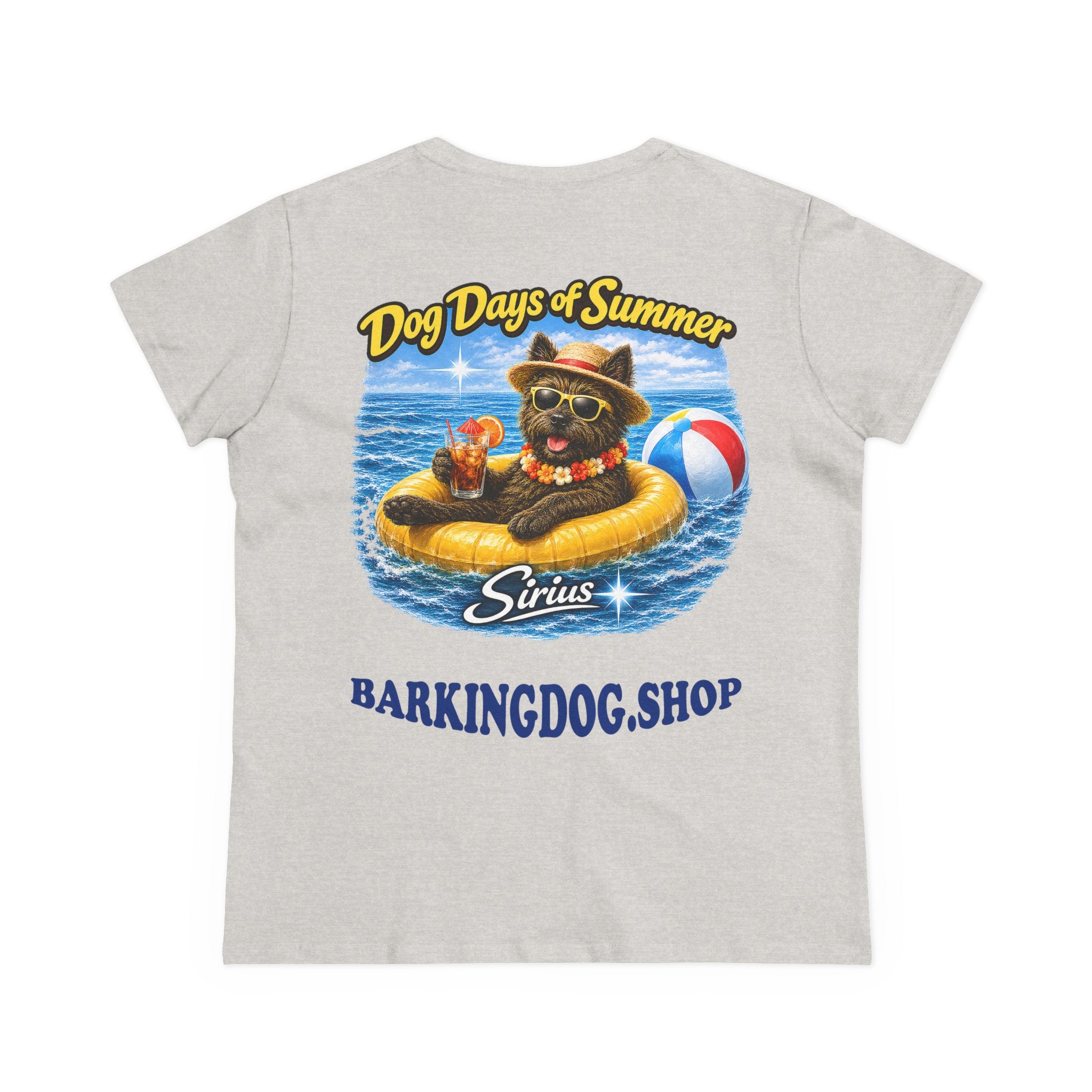 Cairn Terrier Dog Inner Tube T-Shirt Wag On™ Dog Days of Summer