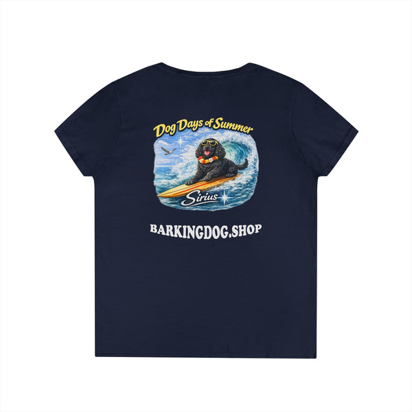 Cocker Spaniel Dog Surfboard T-Shirt Wag On™ Dog Days of Summer