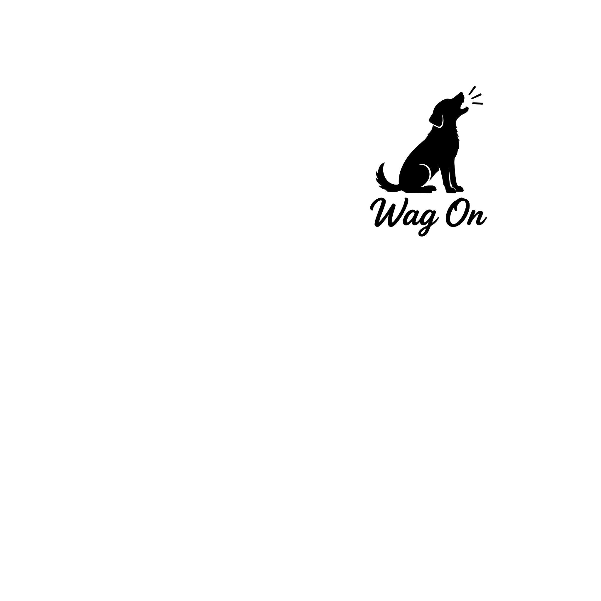 Wag On Hoodie - Patriotic Golden Retriever Dog Lovers Pullover