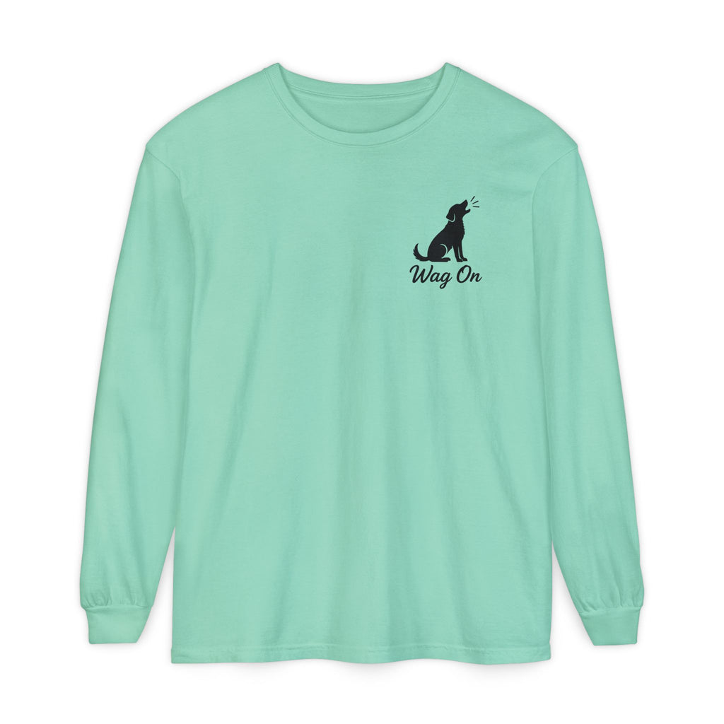 Freedom 250 Grand Prix Long Sleeve T-Shirt — "Wag On" Dog Rally Race Tee