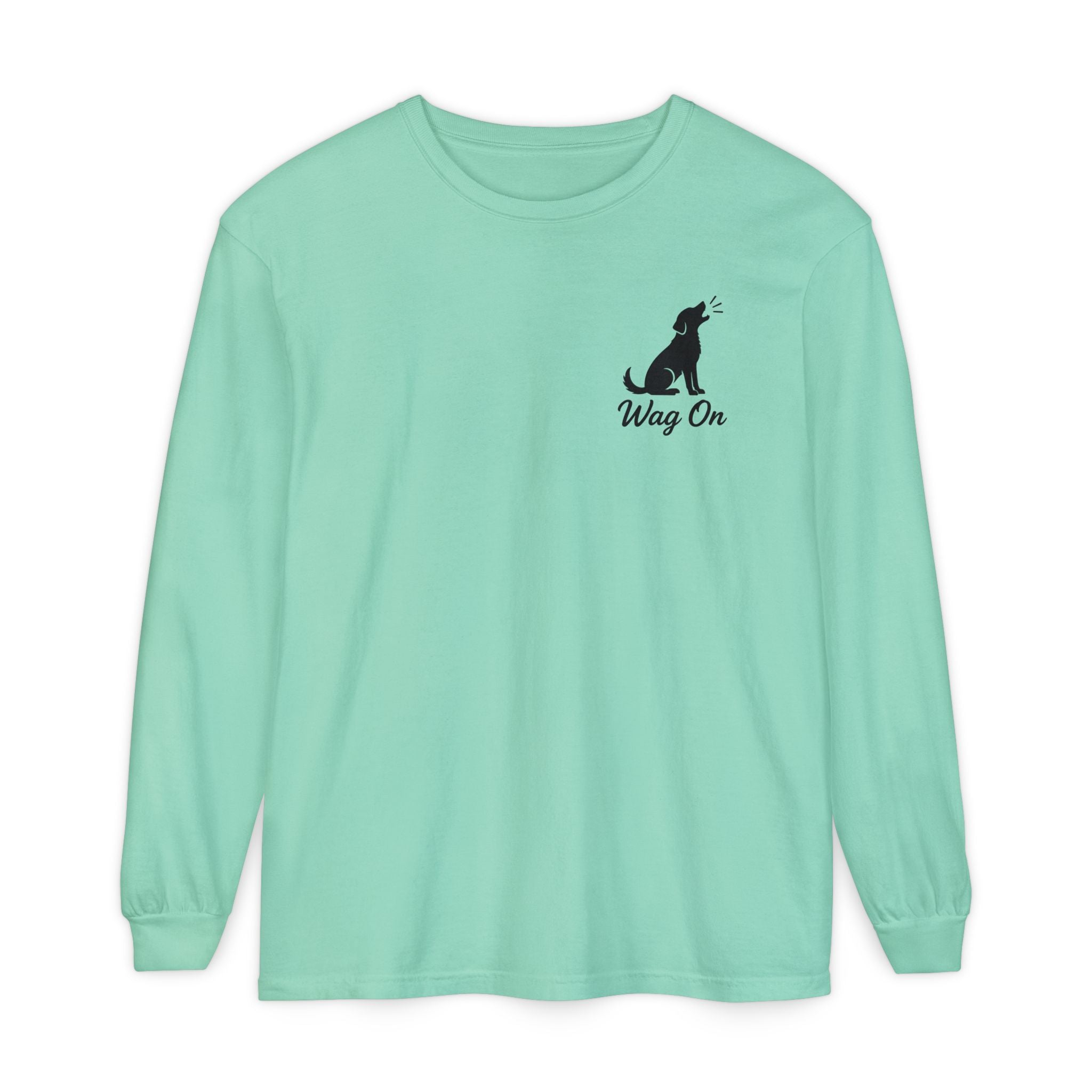 Freedom 250 Grand Prix Long Sleeve T-Shirt — "Wag On" Dog Rally Race Tee