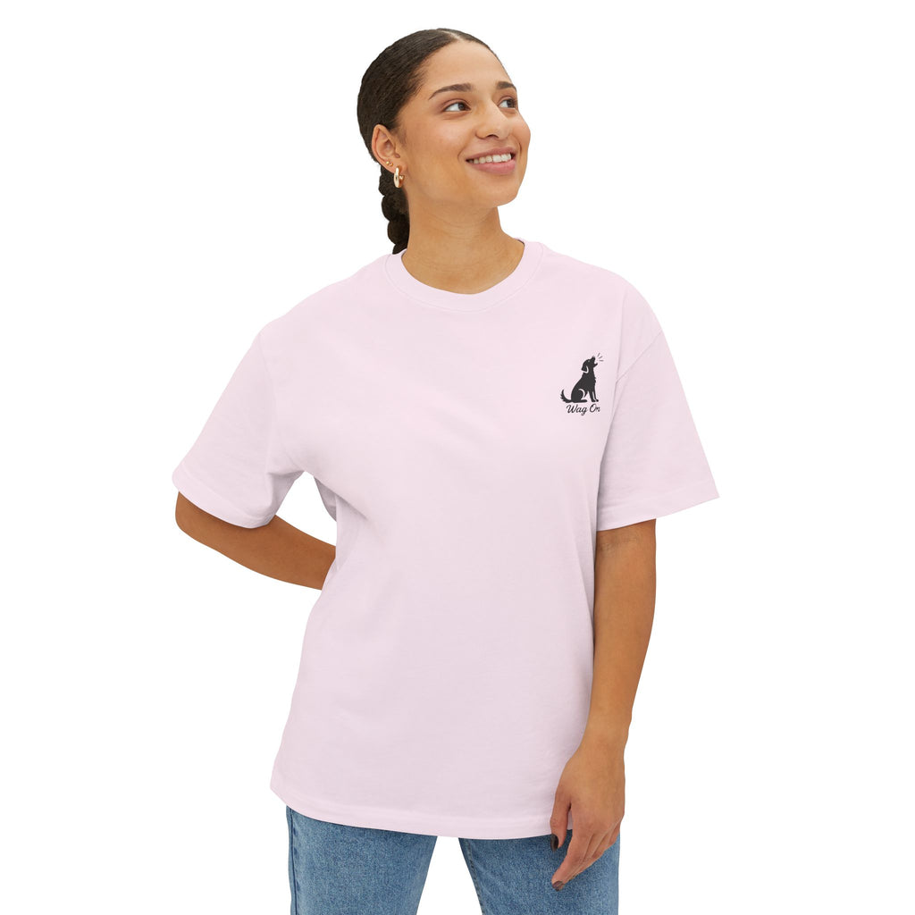 Boxy Tee Wag On Barking Dog Shop Logo