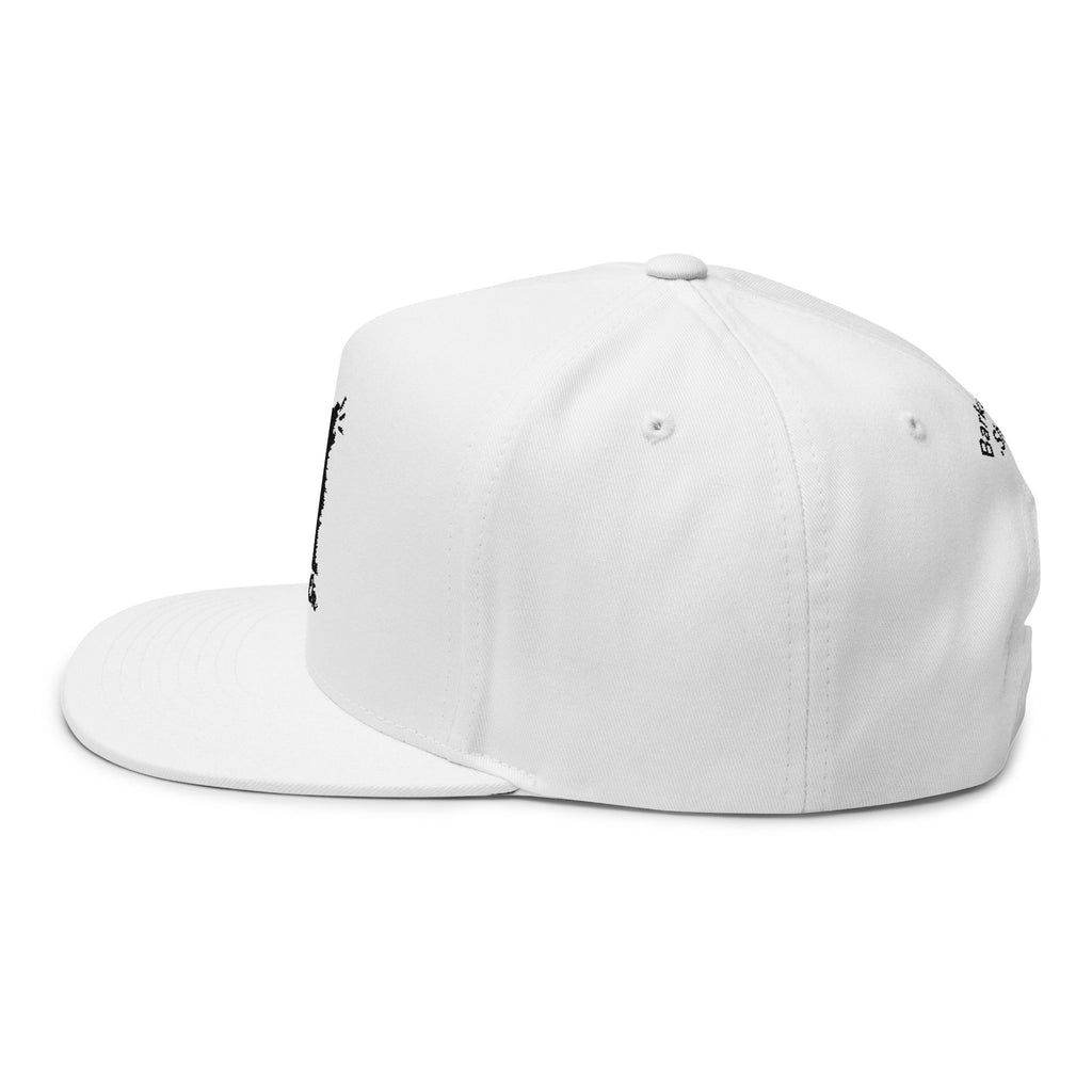 Embroidered Flat Bill Wag On Dog Lovers Cap