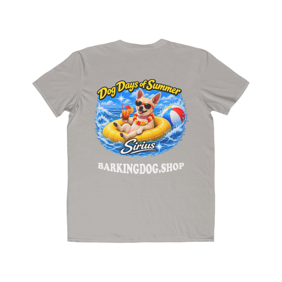 Chihuahua Inner Tube T Shirt Dog Days Of Summer Beach Dog Lover Graphic Tee Wag On BarkingDog Shop