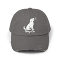 Wag On Dog Distressed Cap DTF