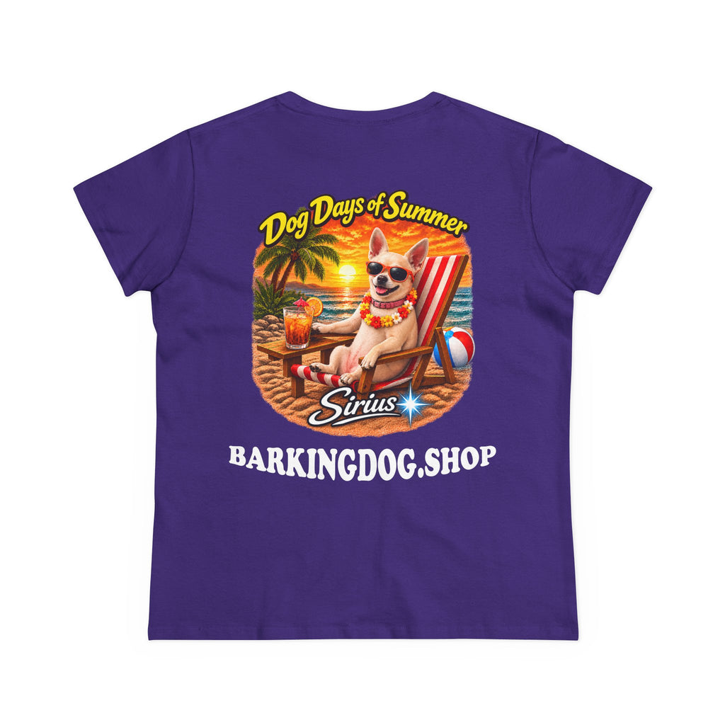 Chihuahua Beach Chair T Shirt Dog Days Of Summer Beach Dog Lover Graphic Tee Wag On BarkingDog Shop